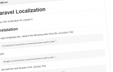 Laravel Localization Package